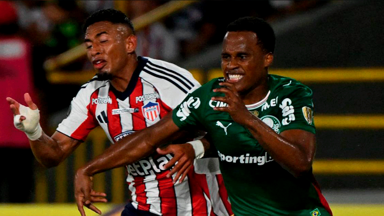 Grupo de Cristal se ajusta: Junior y Palmeiras empatan en el inicio de la Copa Libertadores