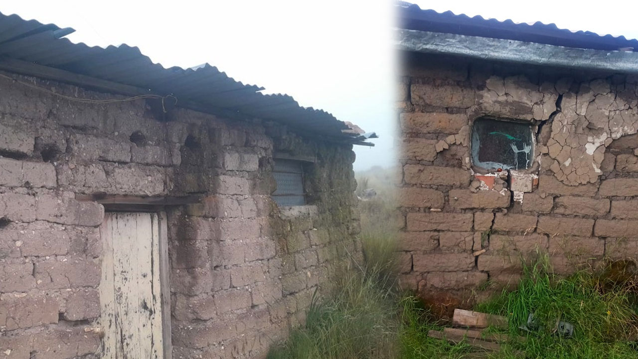Lluvias dañan viviendas en Condesuyos